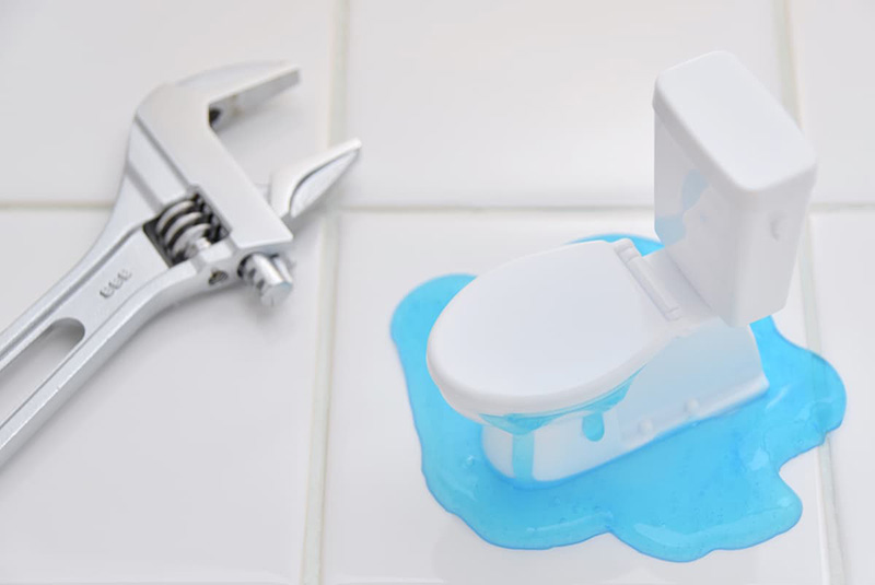 トイレから水漏れ