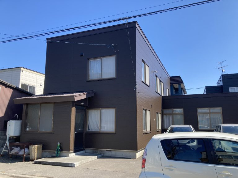 金属サイディング上貼工事（札幌市北区）