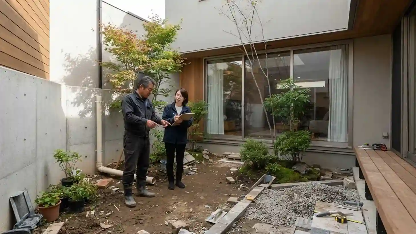中庭のデメリットと後悔しないための対策【リフォーム前に確認】