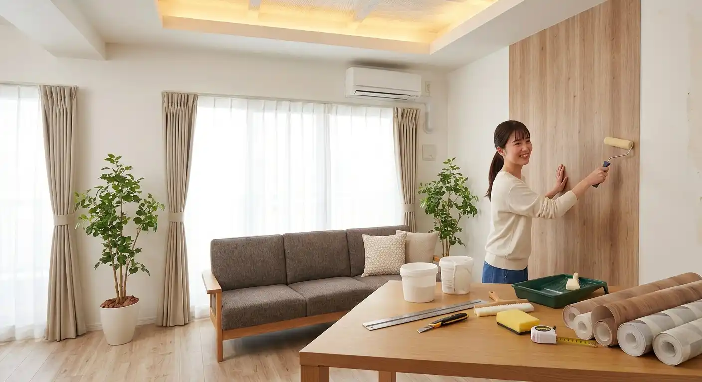 壁紙張り替えDIYの完全ガイド！初心者が失敗しない手順や道具・費用を徹底解説