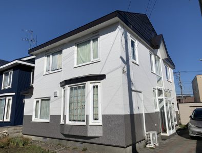 金属サイディング、塗装、洗面化粧台交換工事no.1988