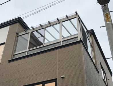 金属サイディング上貼、屋根塗装no.1867