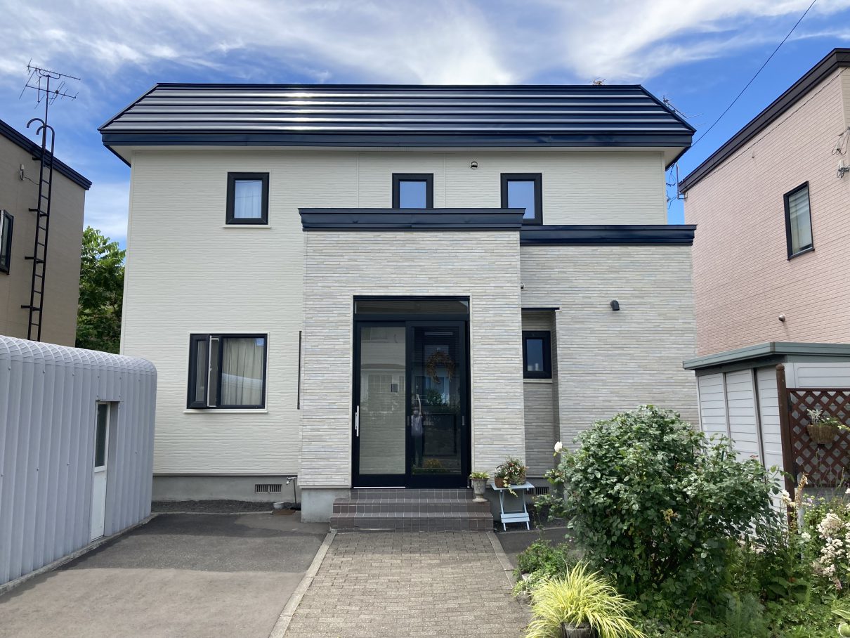 金属サイディング上貼、屋根塗装工事no.12073