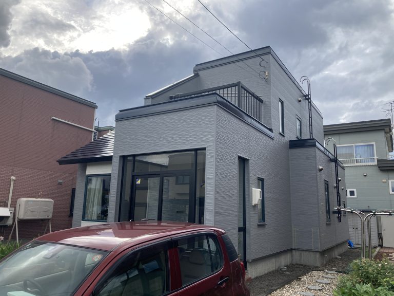 金属サイディング上貼、屋根塗装工事no.18476